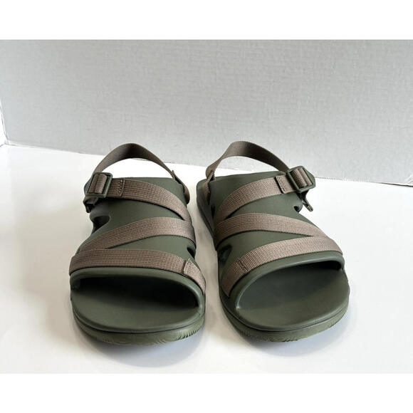 Chaco Chillos Men’s Sport Green Moss Sandals With Adjustable Strap Closure Sz 12 main image 13
